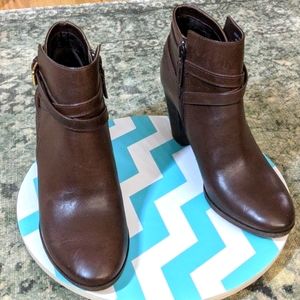 Leather Cole Haan Belted Booties